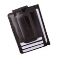 thumbnail image 6 of Genuine Eel Skin Leather Money Clip Front Pocket Wallet with Magnet Clip and Card ID Case E 910E, 6 of 7