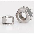thumbnail image 2 of K Type Lock Nut M3 M4 M5 M8 M10 Carbon Steel White Zinc Plated K-type Gear Hex Keps Nuts External Toothed Polydentate Nut K Nuts, 2 of 5