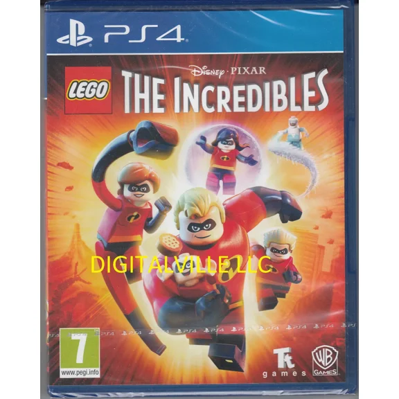 Lego The Incredibles PS4 Disney Pixar PlayStation 4 Brand New Factory Sealed