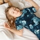 thumbnail image 5 of Balery Ink Rose Conjunto de Pijama Infantil de Manga Corta con Estampado – Ropa de Dormir de Algodón Suave-4X-Large, 5 of 6
