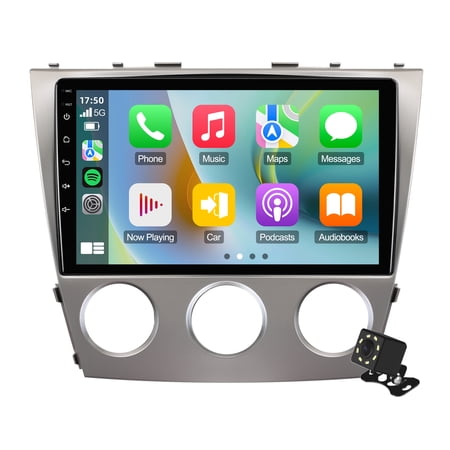 Linux Car Stereo for Toyota Camry with Manual A/C 2006 - 2011 CarPlay & Android Auto Support Backup Camera Navi FM BT
