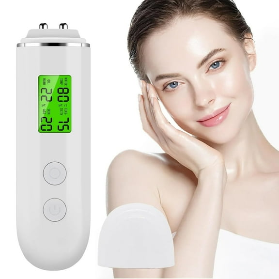 Safeglitz Digital Skin Hydration Tester - LCD Display for Skin Oil Content & Moisture, Personal Facial Care Tool