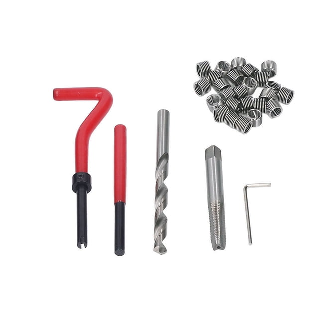 Kit De Herramientas De Reroscado M8x1.25 Reparación De Roscas Helicoidales