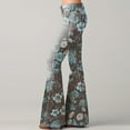 thumbnail image 2 of Vedolay Women Pants 2023 Casual Pull On High Wasited Stretch Button Down Denim Pants Blue,S, 2 of 5