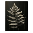 thumbnail image 3 of Designart "Ferns Bronze euphony I" Floral & Botanical Print on Natural Pine Wood, 3 of 5