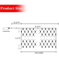 thumbnail image 5 of Net Mesh Lights,160 LEDs 6.5ft x 3.2ft Waterproof String Lights for Christmas Trees,Bushes,Holiday,Party,Outdoor Garden,Wedding Decorations(Warm White), 5 of 6