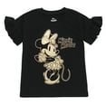 thumbnail image 2 of Disney Minnie Mouse Little Girls Metallic Print T-Shirt and Flare Pants 6, 2 of 4