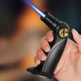 thumbnail image 1 of weibbin Windproof Lighters Outdoor Lighters - Torch Lighters -Windproof Refillable Lighter-Adjust Flame-Used For Barbecue Kitchen Fireplace Candles Etc-Gas Included- Gift for Father's Day, 1 of 9