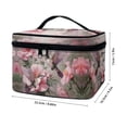 thumbnail image 5 of HELLHERO Hummingbirds Hibiscus Flowers Make up Organizer Handy Travel Make Up Organizer Desktop Neatness Adult Birthdays, 5 of 5