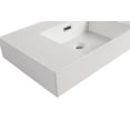 thumbnail image 2 of Durable Resin Bathroom Vanity Top with Integrated Basin, Non-Porous Surface, Stain-Resistant Design for Easy Cleaning, Fits Standard Vanity Bases, Modern Bathroom Upgrade, 2 of 9