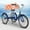 Blue, variant on ABORON Adult Tricycles, 7 Speed Adult Trikes 24 inch 3 Wheel Bikes, Cruise Bike with Basket for Seniors, Women, Men for Recreation, Shopping, Multiple Colors