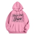 thumbnail image 3 of WEAIXIMIUNG Chandails en Molleton pour Femmes, Tendance Automne et Hiver, Imprimé Lettre, Manches Longues, 3 of 3