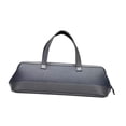 thumbnail image 4 of Bolsa de almacenamiento para secador de pelo, organizador de herramientas para el cabello para baño, cierre de cremallera, soporte multifuncional para gris, 4 of 8
