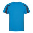 thumbnail image 2 of Just Cool Mens Contrast Cool Sports Plain T-Shirt, 2 of 2