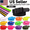 Black, variant on Adjustable Cut to Fit Rubber Plastic Jelly Silicone Casual Belt With Buckle USA