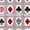 Color 3, variant on Peel and Stick Wallpaper Playing Red Hearts Diamonds Black Clubs Dark Textured Wall Mural 17.7in x 9.8ft Self Adhesive Removable Wall Paper Renter Friendly Wallpaper for Nursery Bedroom Cabinets