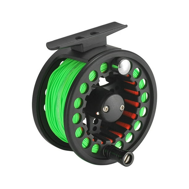 2+1BB Large Arbor Fly Fishing Reel Lightweight CNC Machined Aluminum Alloy Fly  Fishing Reel with Line 