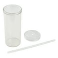 thumbnail image 7 of Mainstays 24-Pack 20oz Plastic Tumbler with Screw Top Lid and Straw, Clear, 7 of 7