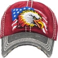 thumbnail image 2 of AMERICAN EAGLE RED VINTAGE BALL CAP, 2 of 3