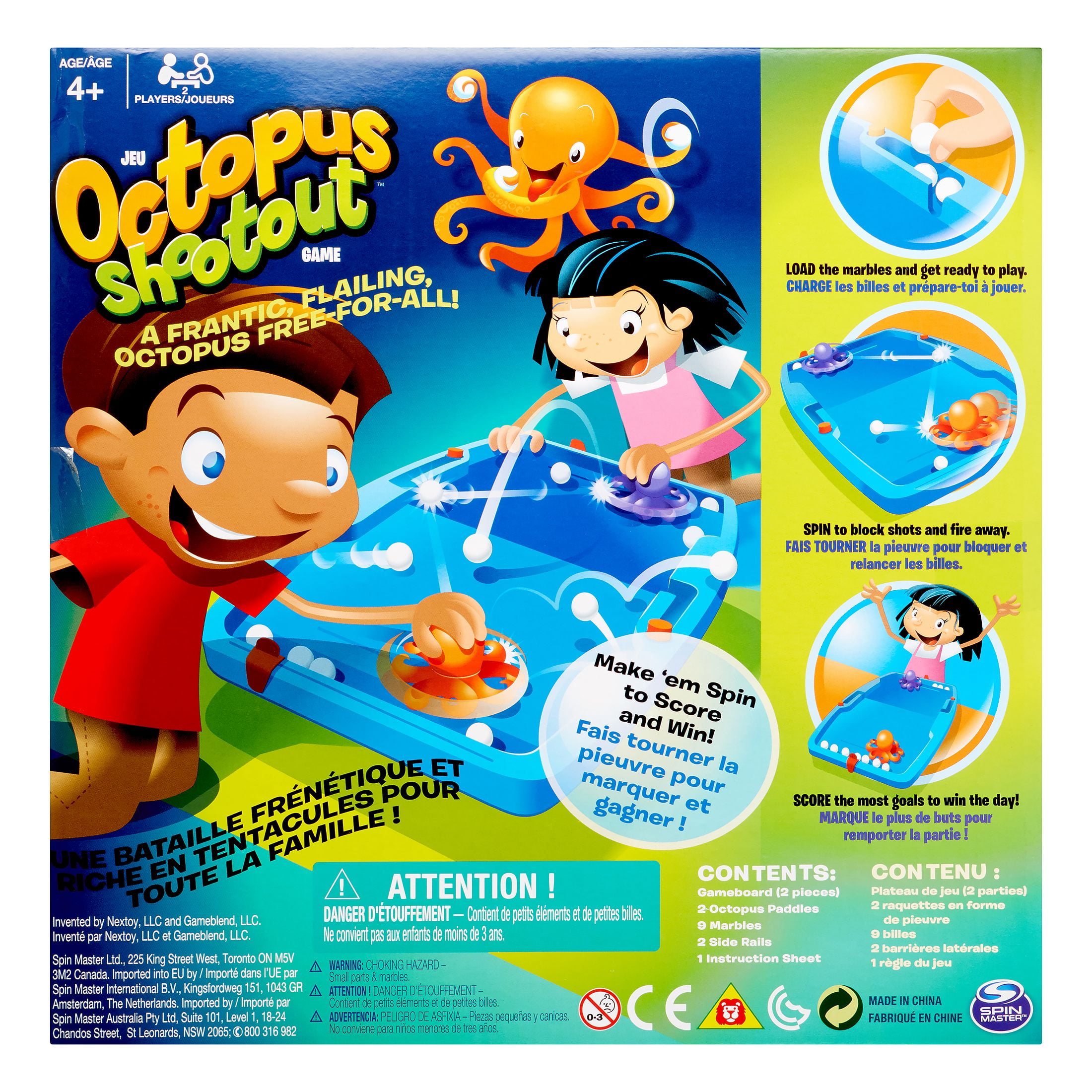 Octopus Shootout Fun And Wacky Tabletop Hockey Game For Kids