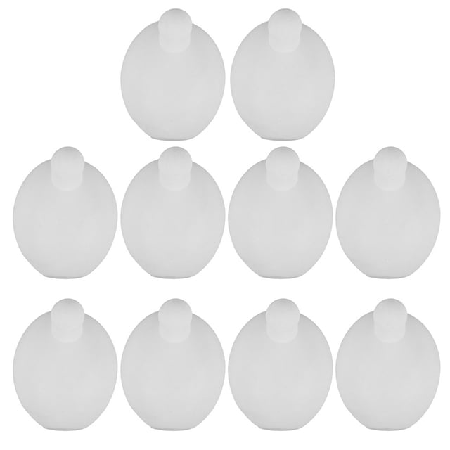 HEALEEP 10Pack Bubble Refill Bubble Insert Toy White Silicone with Core Design for Outdoor Activities