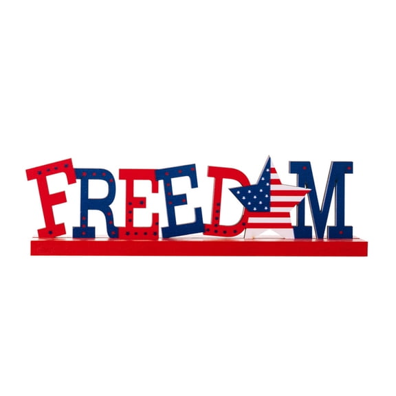 Qocolhg Memorial Day Decorations 4th of July Decorations Patriotic Table Decorations Table Centerpieces Independence Day Decorations for American Memorial Day Veteran Day Party Decor Clearance