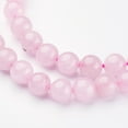 thumbnail image 4 of 1strand Gemstone Beads Strand Natural Rose Quartz Round about 8mm in diameter hole: 1mm about 46pcs/strand 15 inch, 4 of 8