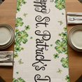 thumbnail image 5 of Table Runners 90 Inches Long Dress Scarves, St. Patrick's Day Farmhouse Coffee/Dining/Kitchen Table Runner for Living Room, Lucky Shamrocks Boots Green Leaves Retro 13x90 Inch, 5 of 9