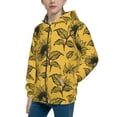 thumbnail image 2 of Sikiie Autumn Sunflower Zip Up Hoodie Teenage, hoodies for Teenage, Zipper Sweatshirt Jacket for Daily, Traveling-Medium, 2 of 6