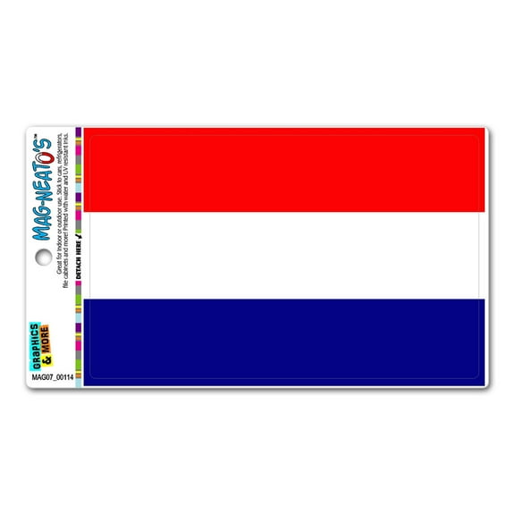 Netherlands Flag MAG-NEATO'S(TM) Car/Refrigerator Magnet