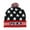 007 Multicolor, variant on Women Mens American Flag Beanie Knit Unisex Stripes and Stars USA Flag Patriotic Cuffed Hat with Pom Pom