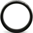 thumbnail image 2 of Stainless Steel Brushed Black Ip-Plated 8mm Grooved Band (Size 12) Made In China sr580-12, 2 of 5