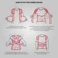 thumbnail image 6 of Ortonyx Full Back Support Brace Flexible Breathable, Adjustable, 6 of 8