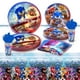 thumbnail image 3 of Decoraciones para fiestas de Sonic the Hedgehog Globos Vajilla de papel Vasos Platos Mantel para cumpleaños de niños Suministros para baby shower, 3 of 4