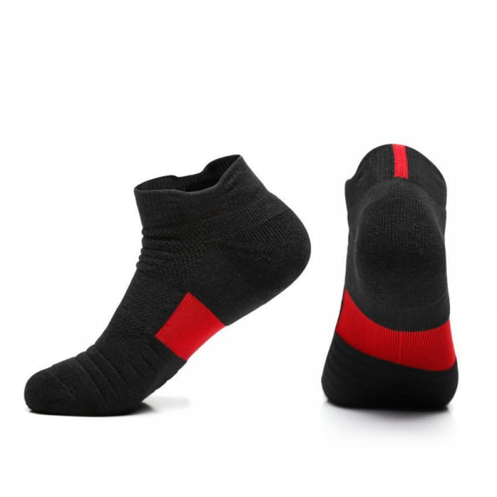 6 Pack Men's Running Ankle Socks with Cushion, Low Cut Athletic Tab
