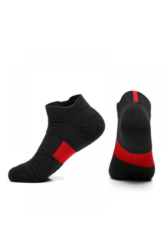 Basketball Socks Men Towel Bottom Non-slip Sports Boat Socks Terry Outdoor Medium And Short Tube Elite Socks Quick-drying Running Socks