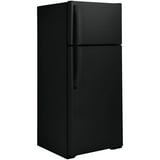 GE GTS18HGNRBB 17.5 Cu. Ft. Black Top-Freezer Refrigerator - Walmart.com