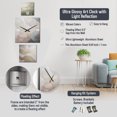 thumbnail image 4 of Designart "Dynamic Line Art Gold and Grey III" Minimalism Line Oversized Wall Clock - Set Of 3 - Multipanel Clock For Living Room Décor - Large Contemporary Wall Clock, 4 of 6