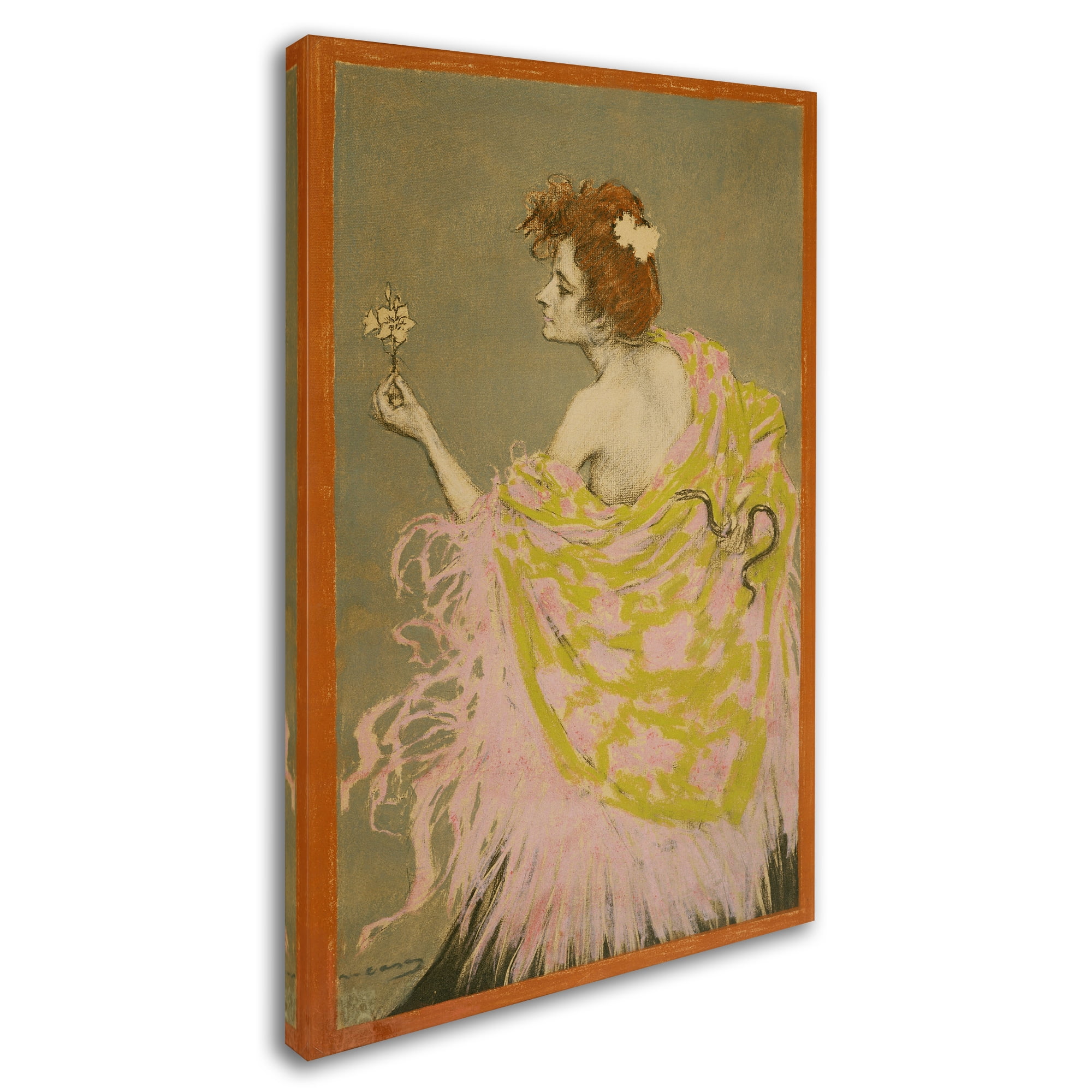 Ramon Casas 'Design For Poster Sifilis' Canvas Art