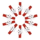 thumbnail image 3 of 10 Uds. De Clips de para Navidad, adornos navideños DIY, decoración de fiesta de año nuevo, Clip de pared de fotos, decoraciones para Kits de decoración para fiestas Pinza roja+flor blanca Matsuzay HA001767-04, 3 of 5
