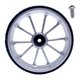 thumbnail image 3 of Tornillos plegables Componentes de rueda s de 3,94 pulgadas Rueda simple para plegable Plata Cola Rueda fácil de bicicleta plegable, 3 of 8