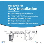 VIQUA VH200 Whole House UV Water Purification System with Sterilume-HO Lamp & Safety-Loc Connector 9 GPM, 304 Stainless Steel, 35W, 100-240V, Fits 1-3 Bathroom Homes