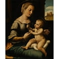 thumbnail image 3 of Carl Eggers 20x24 Black Modern Framed Museum Art Print Titled - The Madonna Del Garofano, 3 of 5