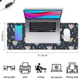 thumbnail image 5 of Long Mouse Pads for Desk,Dark Blue Fairy Princess Pattern Desk Mats on Top Of Desks, Desk Mouse Pad Extra Large with 3mm Non-Slip Base and Stitched Edge for Gaming,Office,Work,Home 31.5"x11.8", 5 of 6