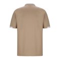 thumbnail image 4 of WAVSUF Lapel polo Shirt for Mens Soft Pique Polos Fashionable Button Stand-Up Collar T-Shirt Khaki Size XL, 4 of 5