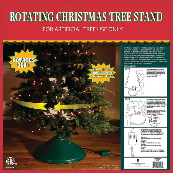 Morris Costumes EZ Rotating Christmas Tree Stand - 23.5 in