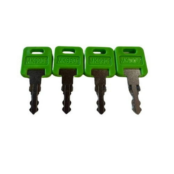 4 Pack 80# MK9901 Keys for Motorhome Master Green Ignition RV MK9901 6601 9901-M