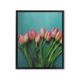 thumbnail image 1 of Society6 Lovely Pink Tulips by Olivia St Claire Framed Art Canvas, 1 of 3