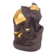 thumbnail image 5 of Quemador de Incienso BuyweekMX Soporte para Quemador de incienso Cerámica Elefante con Decoración Dorada, 5 of 5