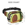 thumbnail image 4 of Bingfone Fanny Packs for Women Fashion Waist Packs Bag with Adjustable Strap Waterproof Everywhere Crossbody Belt Bag for Workout Running Travelling( Avocado1 ), 4 of 9